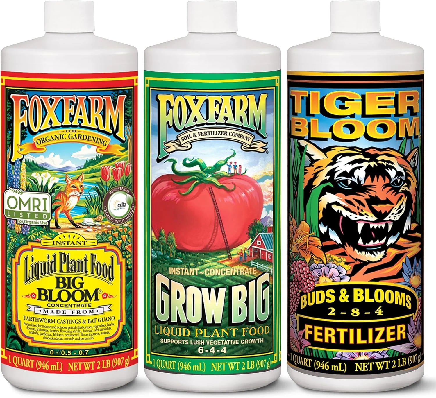 New Arrivals Soil Liquid Trio Pack, Big Bloom, 3 Quart Bottles