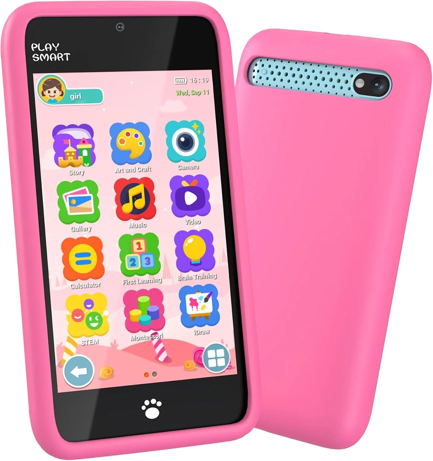 New Arrivals Kids Toys Smart Phone, 16GB 3.97 Kids Phone, 220+ Games Toddler Toy " For Home Projects