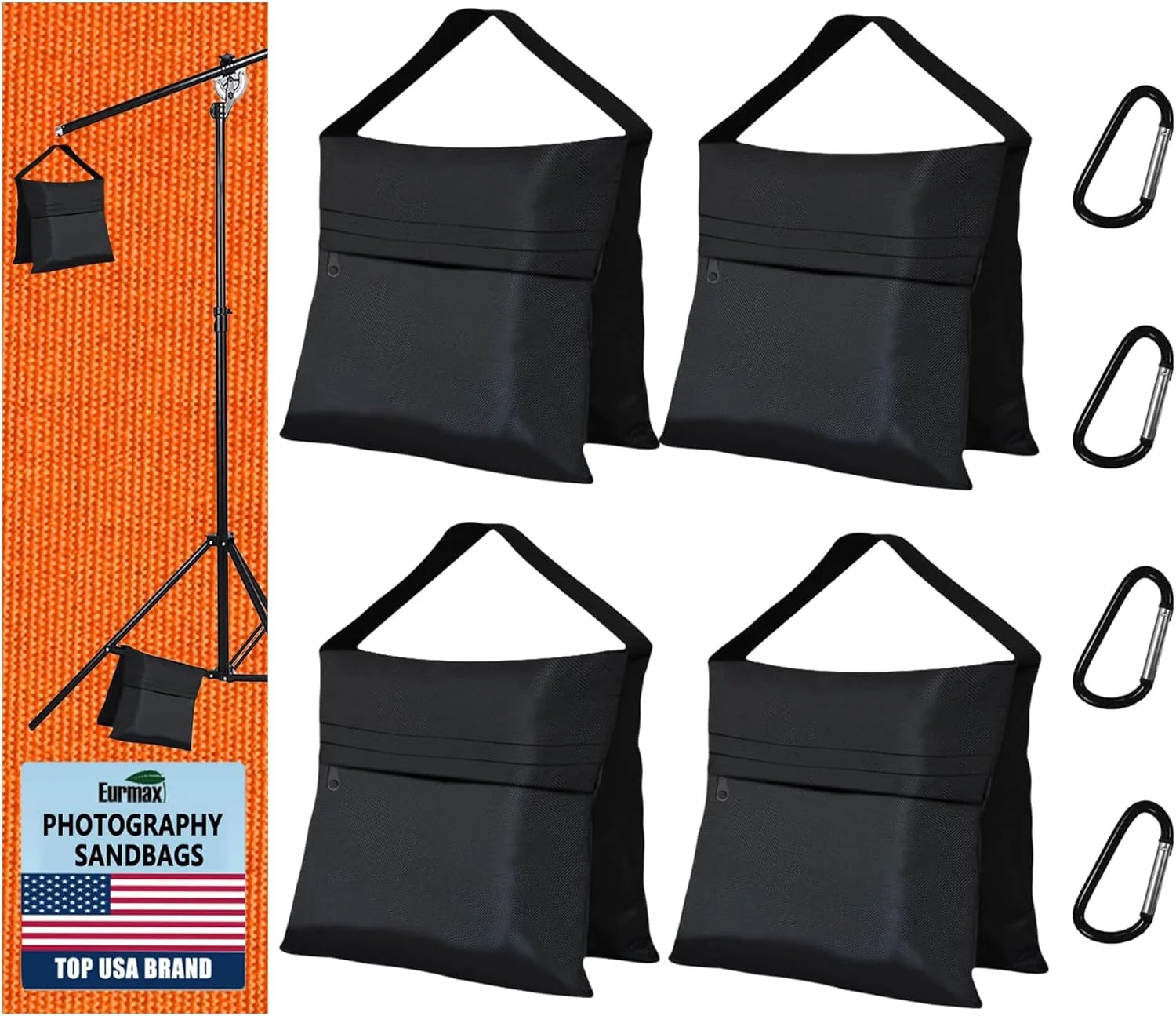 New Arrivals USA 125LBS 4-Pack Universal Canopy Weights, Secure Wind Protection to Prevent Tipping - Image 12