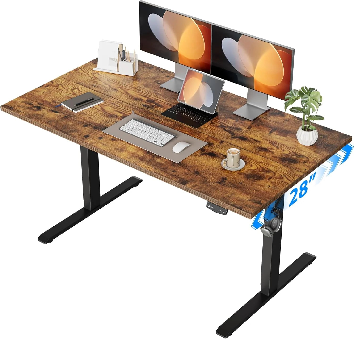 New Arrivals Electric Standing Desk, 48 x 24 Inches Height Adjustable Desk - Image 19