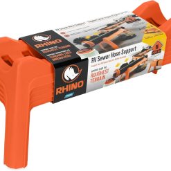 New Arrivals Rhino RV Sewer Hose Support Kit, Extends Over Uneven Terrain for Easy Drainage, Holds Up to 15-Feet of RV Sewer