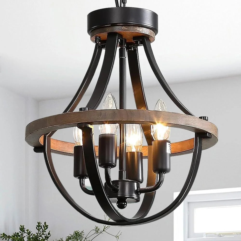 New Arrivals Farmhouse Chandelier, Modern Hanging Pendant Lighting - Image 12