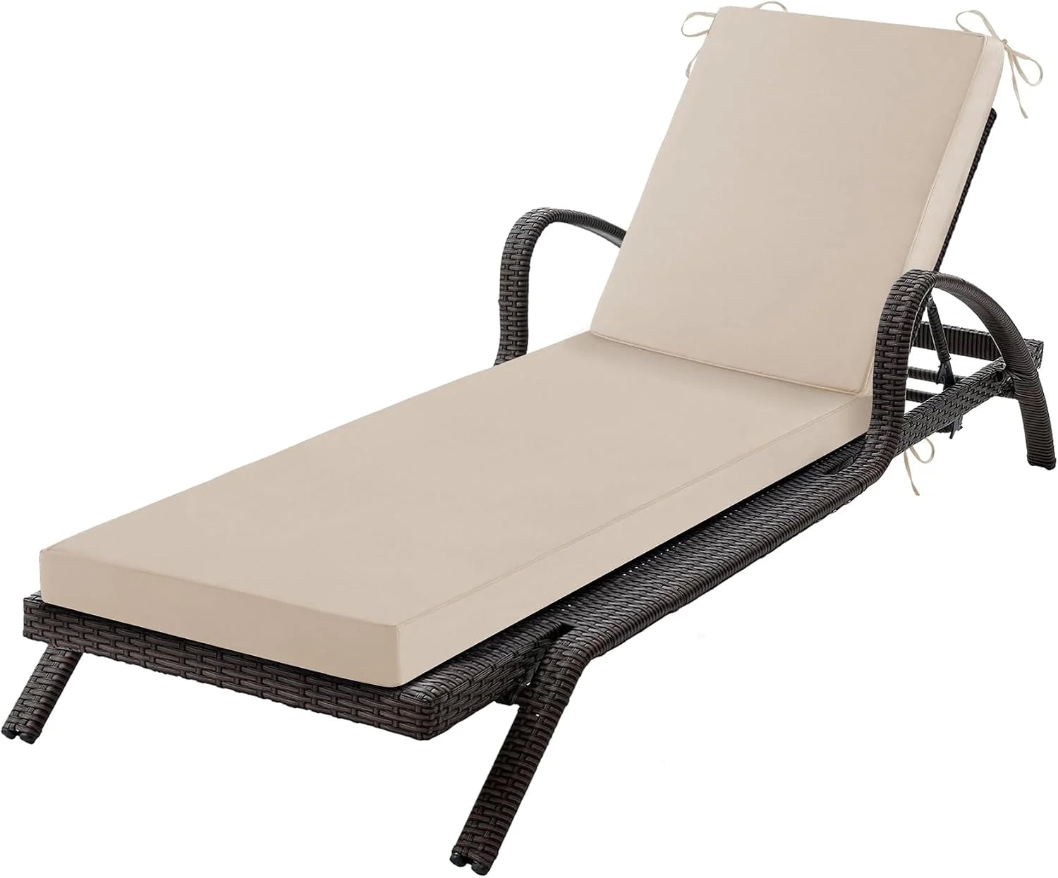 New Arrivals Chaise Lounge Cushions Outdoor, 72x 21x 3 Inch Waterproof & Fade-Resistant Lounge Chair Cushion - Image 4