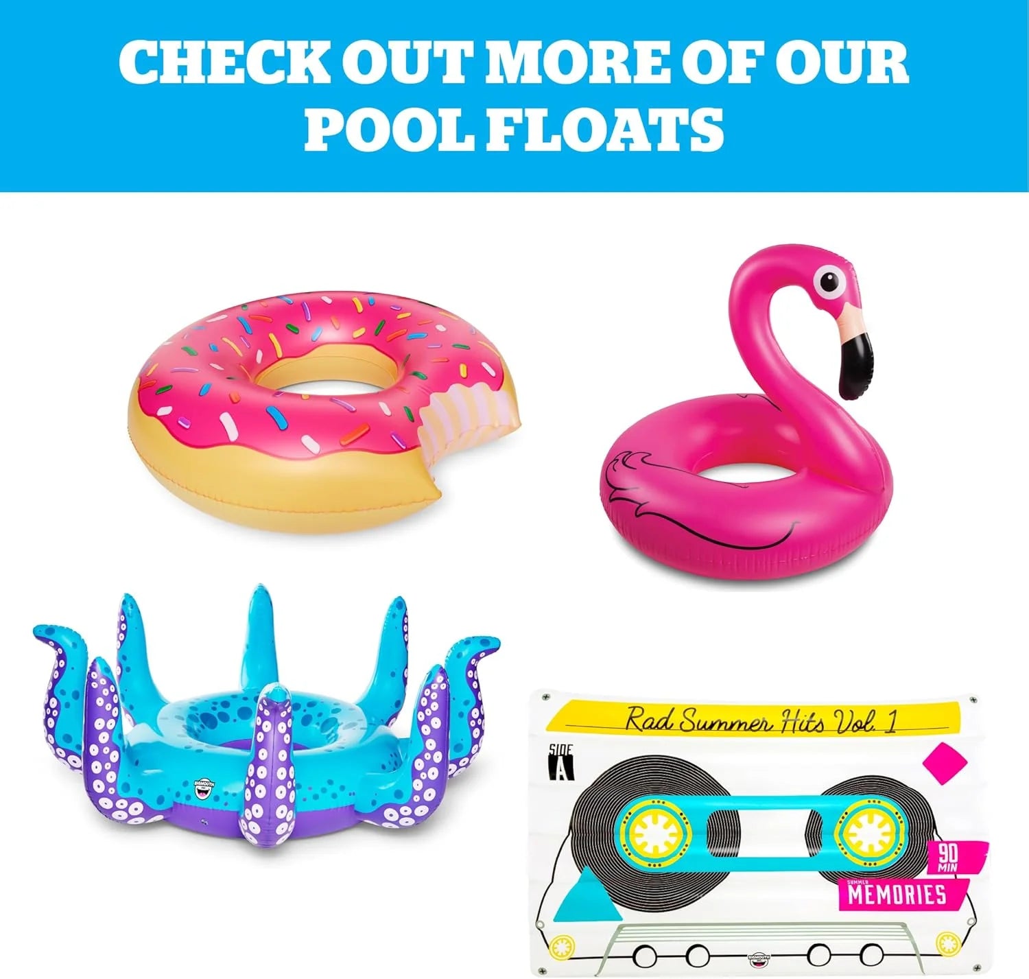 New Arrivals Shark Inflatable Pool Float, Large Novelty Lounge Raft - Image 5