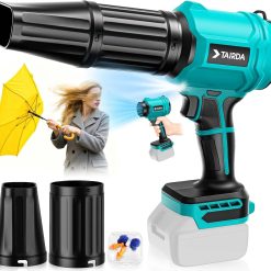 Alternative view of Cordless Leaf Blower Compatible for Dewalt 20V Battery(NO Battery), Mini Turbo Jet Blower with 2 Nozzles – For Yard Cleanup