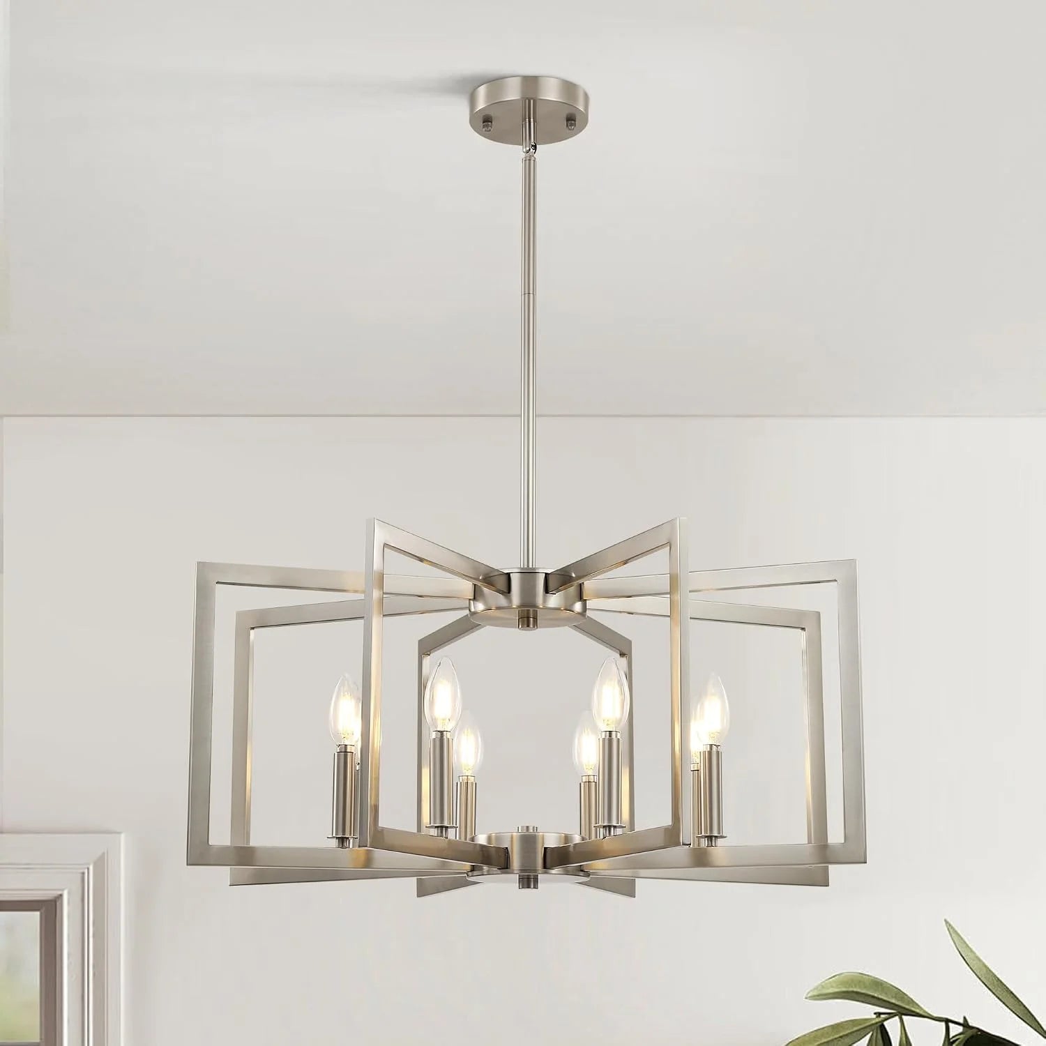 New Arrivals 6-Light Gold Pendant Light, Modern Farmhouse Dining Room Light Fixtures Over Table - Image 5