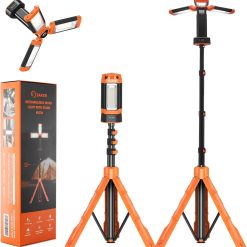 New Arrivals Portable Camping Light with Stand 12000mAh 73.2 Rechargeable Work Light 3200 Lumen Camp Lanterns with Bag