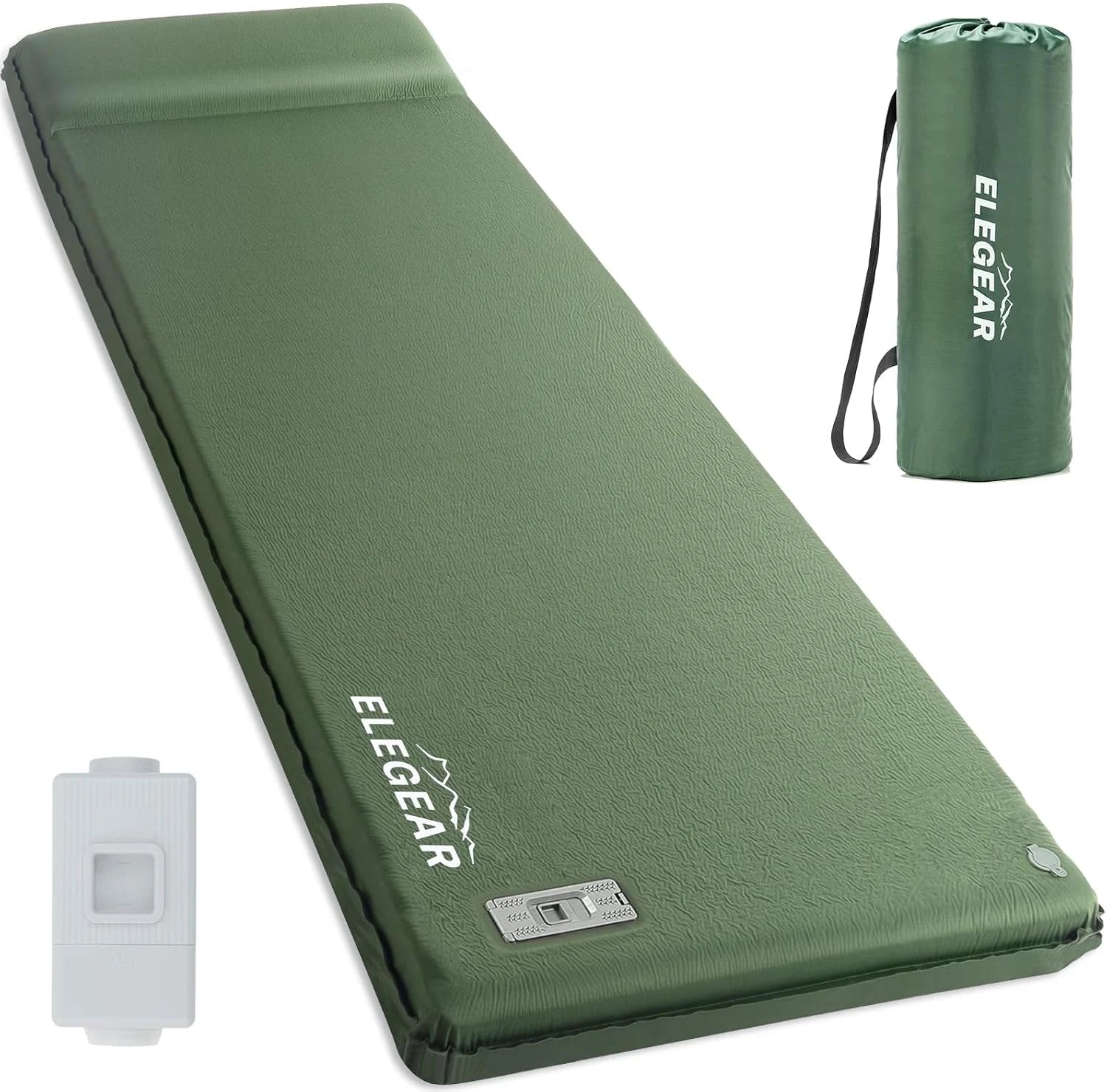 CumbreX™ Self Inflating Sleeping Pad, 3.15 Ultra-Thick Memory Foam Camping Pad with Pillow Fast Inflating in 20s - Image 4