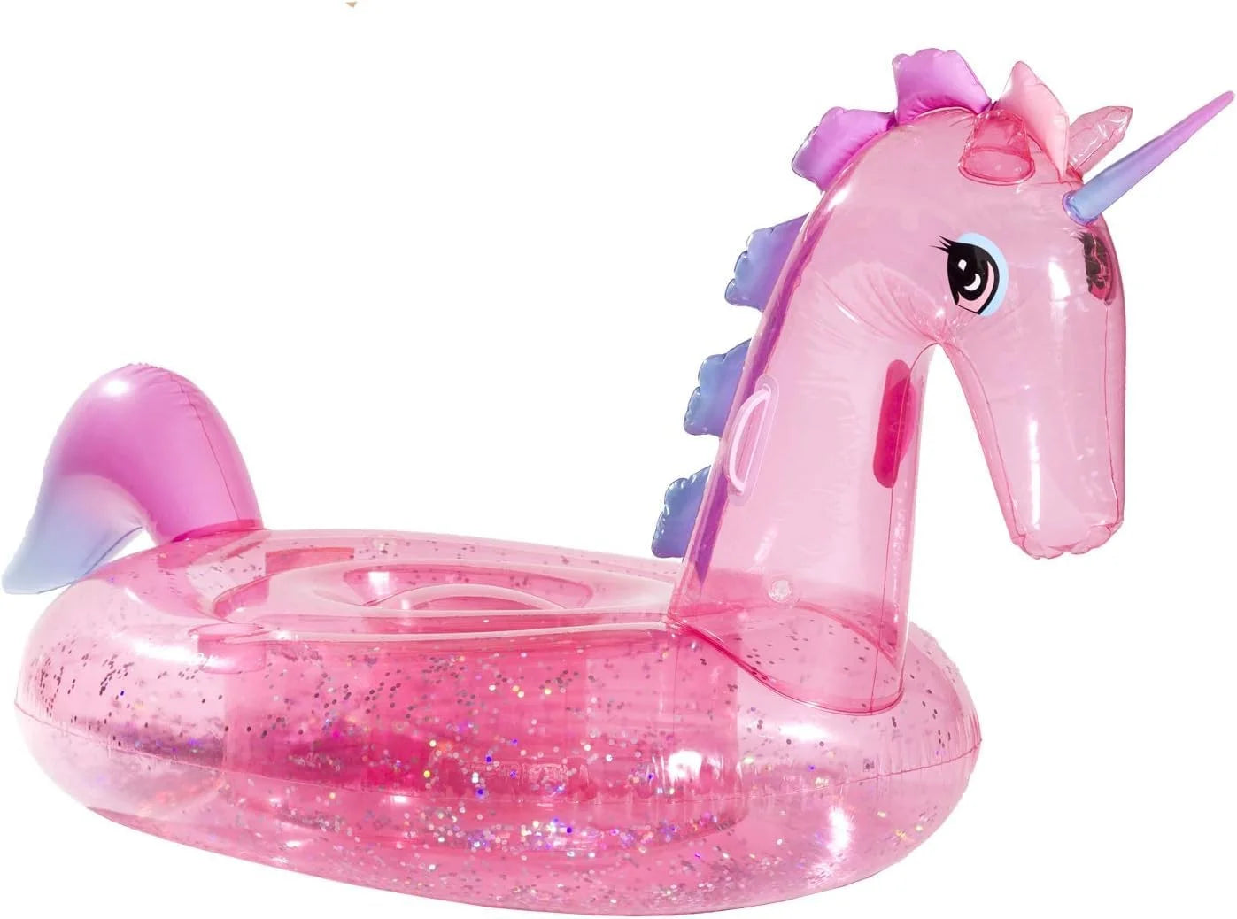 New Arrivals Giant Inflatable Glitter Unicorn, Luxury Float for Summer Pool Parties and Entertainment