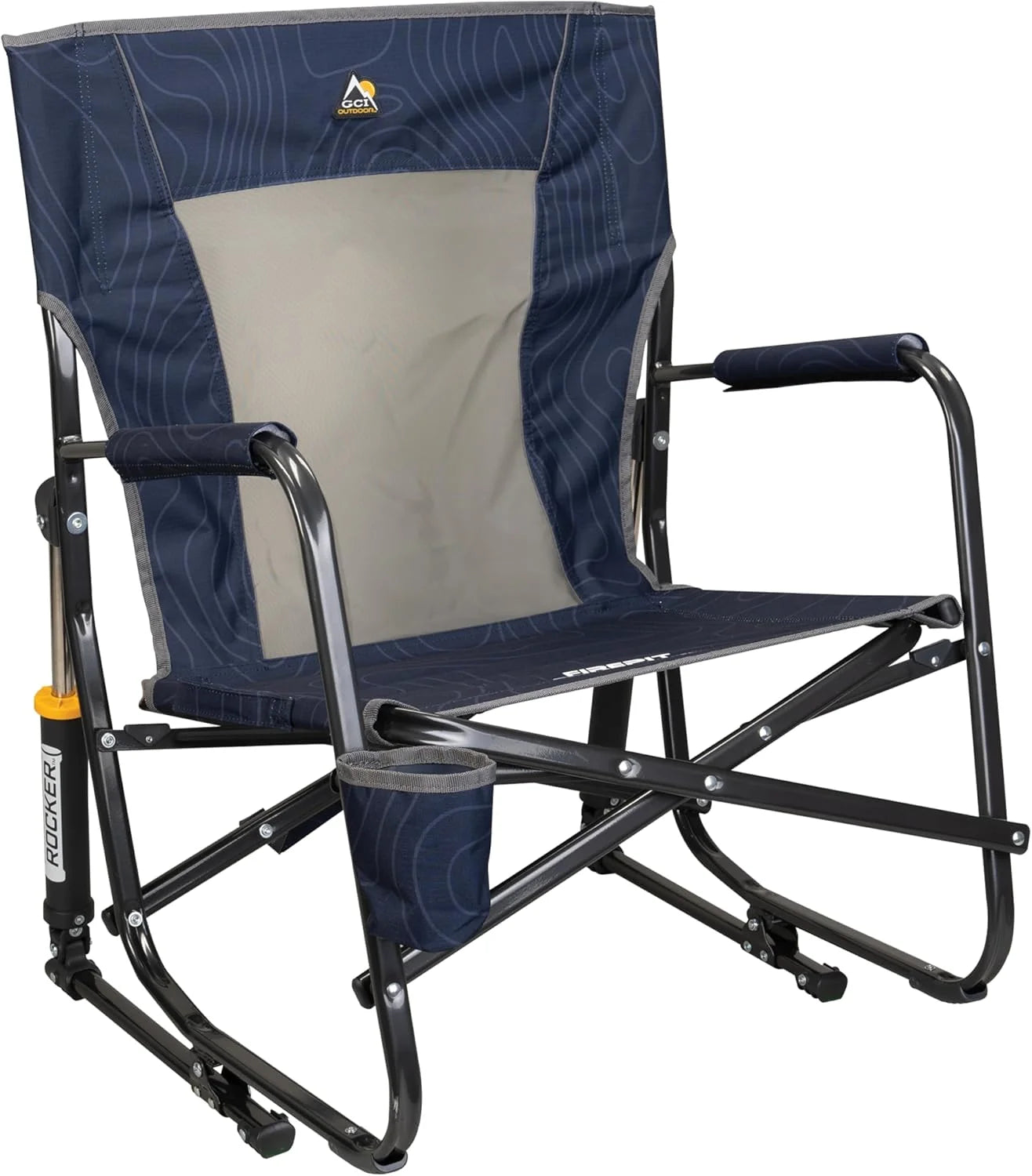New Arrivals Outdoor Freestyle Rocker Camping Chair " Black - Image 19