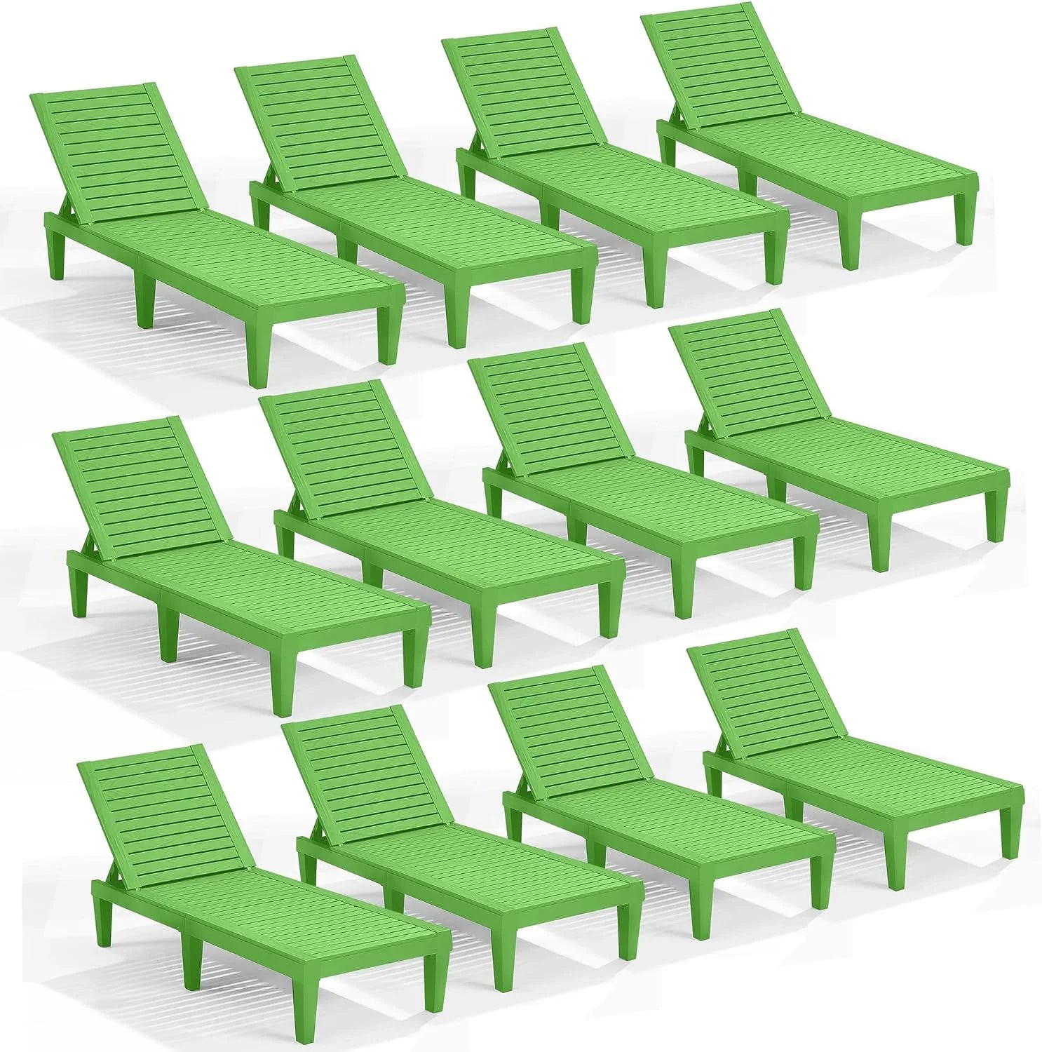 Nestl Lounge Chair Outdoor, Tanning Chair, Chaise Lounge Outdoor Set of 2, 5 Adjustable Positions bifanuoyard - Image 35