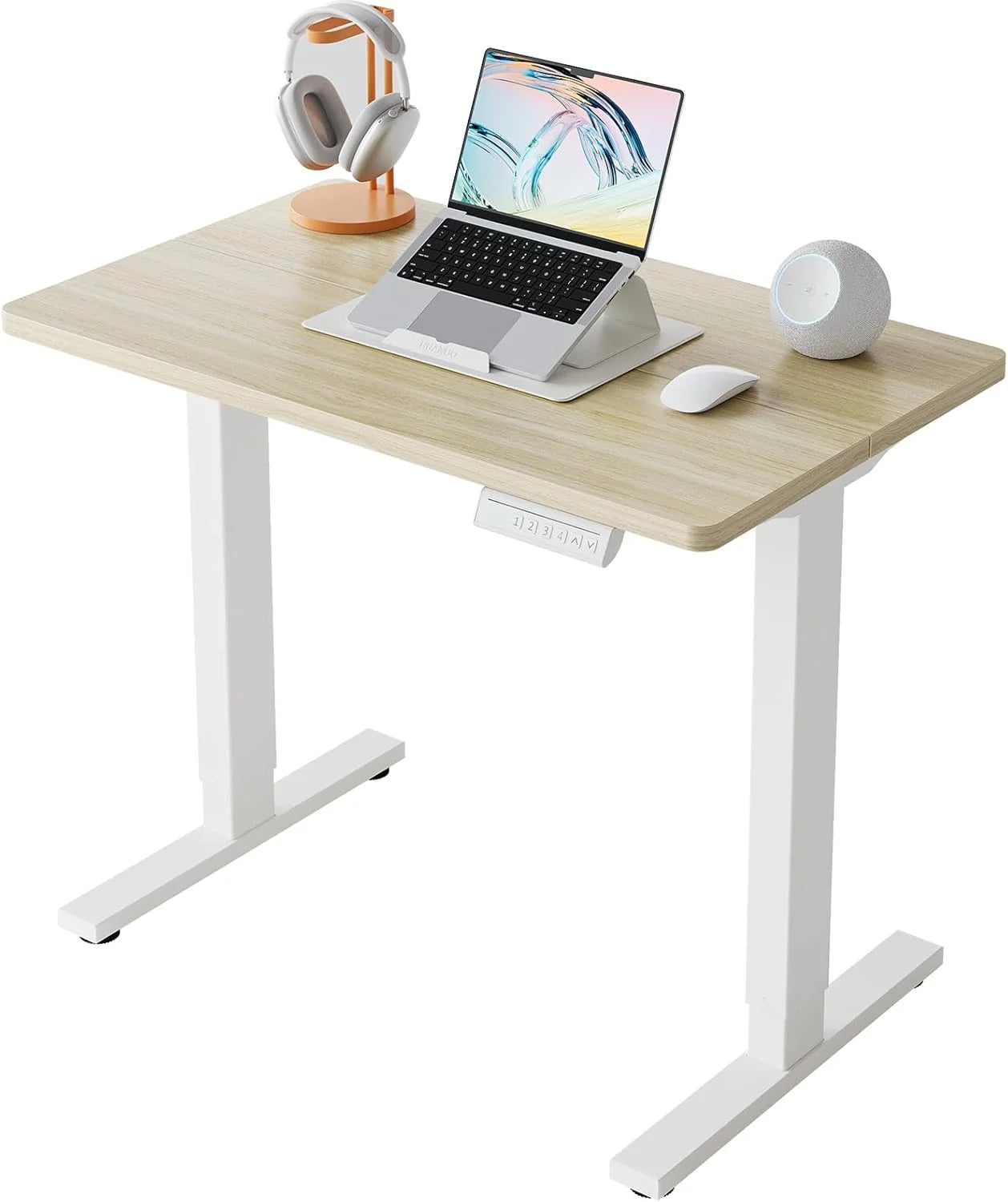 HUANUO 32 Small Electric Standing Desk Adjustable Height, 4 Memory Height Settings bifanuoyard - Image 32