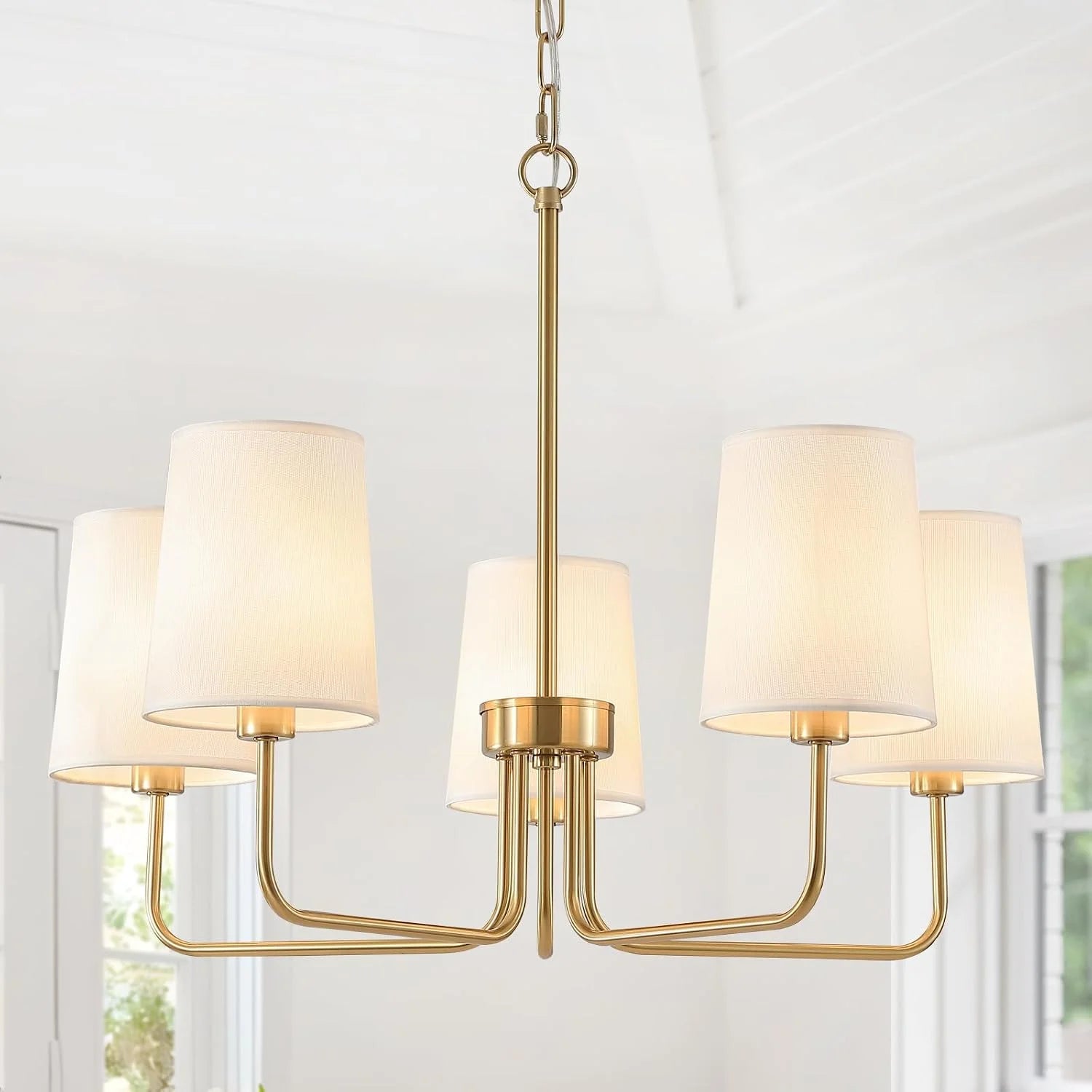 New Arrivals Farmhouse Chandelier, Farmhouse Linear Island Lighting Fixture for Kitchen - Image 2