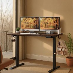 Alternative view of New Arrivals BEAUTY Electric Standing Desk 48 x 24, Height Adjustable 28-46