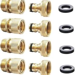 Alternative view of Hose Quick Connector Water Hose Qucik Connect Garden Hose Connectors Brass Hose connectors Water Quick Connect