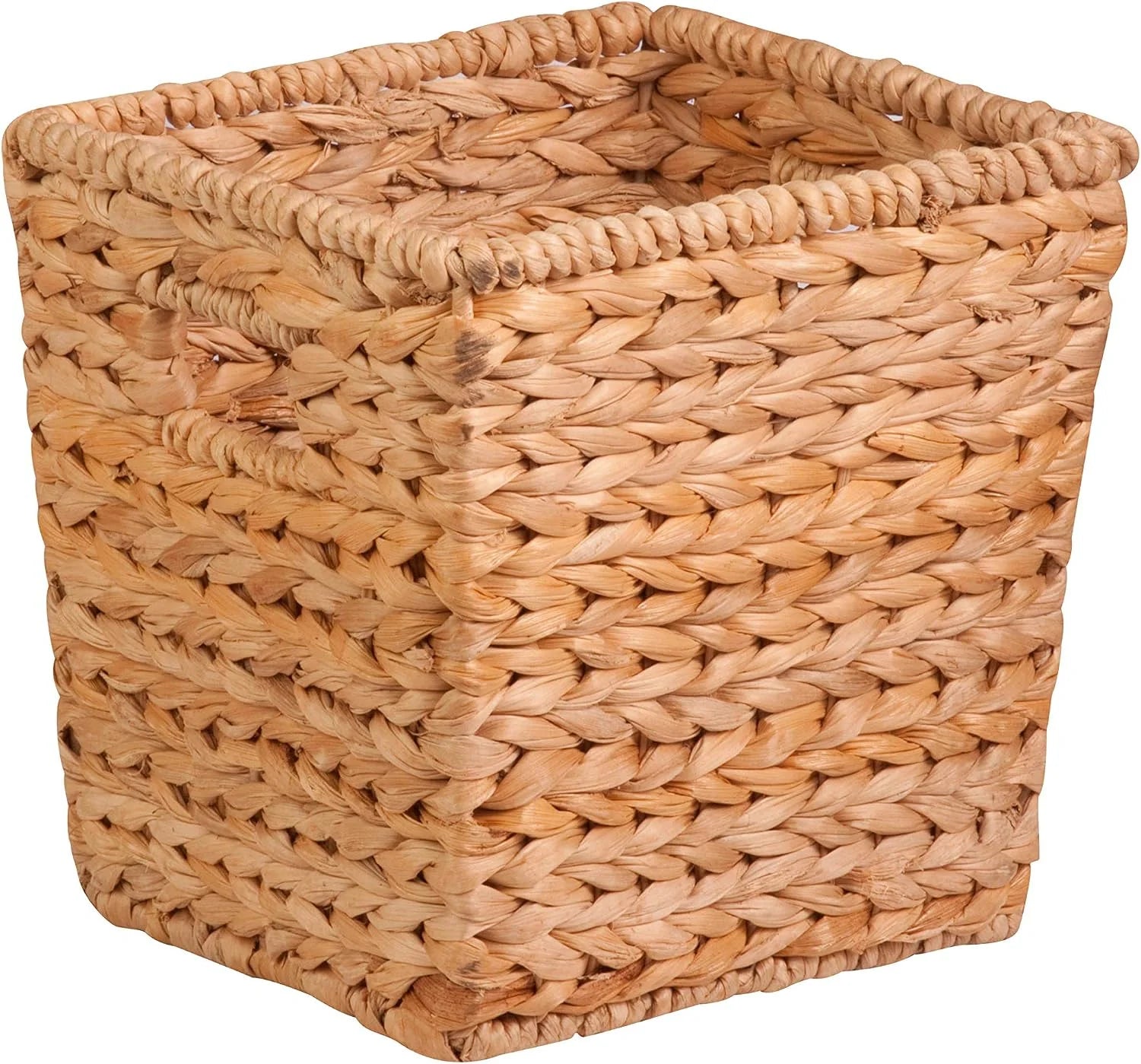 Storage Baskets –Water Hyacinth Woven Basket, Decorative Baskets for Shelves, Basket for Gifts, Closet, Pantry bifanuoyard - Image 4