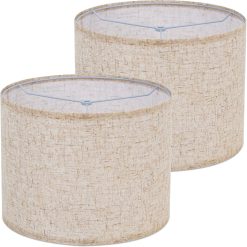 New Arrivals Linen Lamp Shades Set of 2