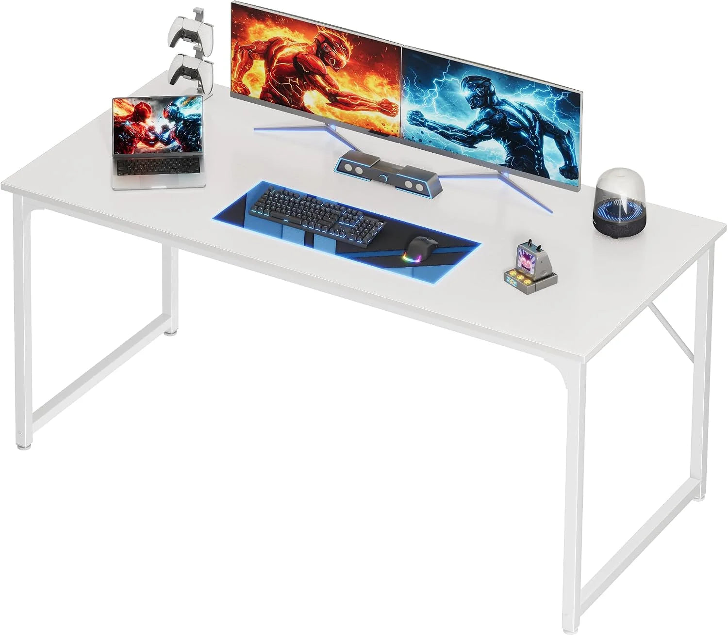 New Arrivals 47 X 24 Inch Computer Desk with Deeper Desktop, Gaming Office Writing Work Desk for Home Office - Image 4