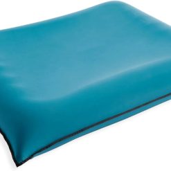 Luxe Lounge Inflatable Pool Mat: Removable Fabric Cover, 2 Soft Handles, 440 Weight Capacity, 78 x 62