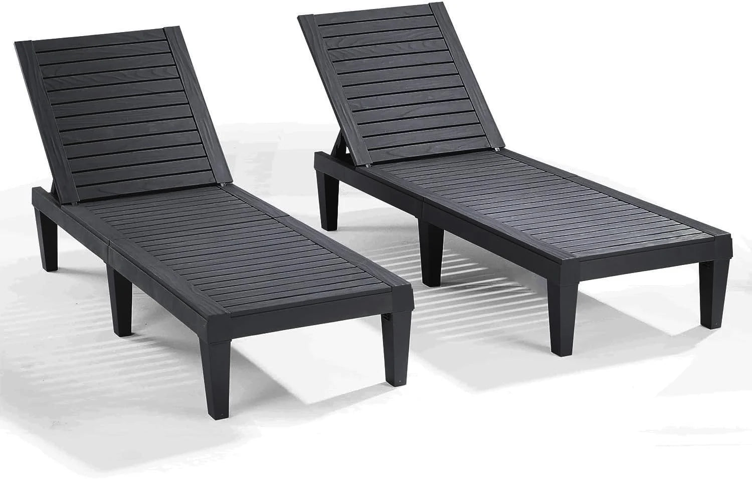 Nestl Lounge Chair Outdoor, Tanning Chair, Chaise Lounge Outdoor Set of 2, 5 Adjustable Positions bifanuoyard - Image 10