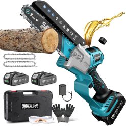 New Arrivals 6 Inch Mini Electric Chainsaw Cordless Battery Powered