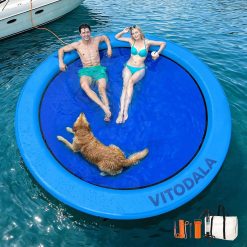 Alternative view of New Arrivals Water Hammock Heavy Duty, Large Pool Float Lake Floats for Adult, Round Inflatable Water Hammock