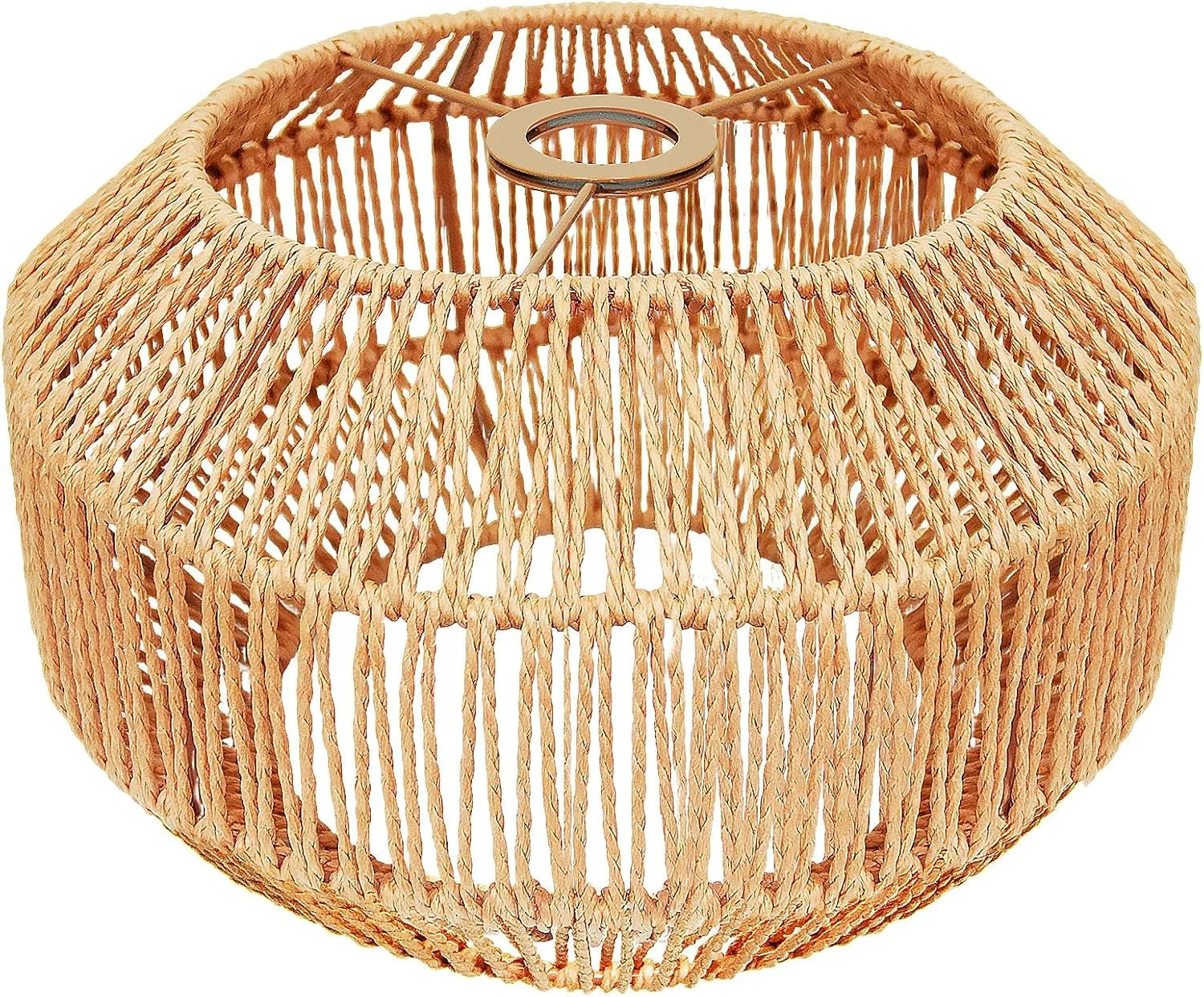 LUCORUSC Hanging Light Lamp Shades Boho Rattan Lamp Shades bifanuoyard - Image 5