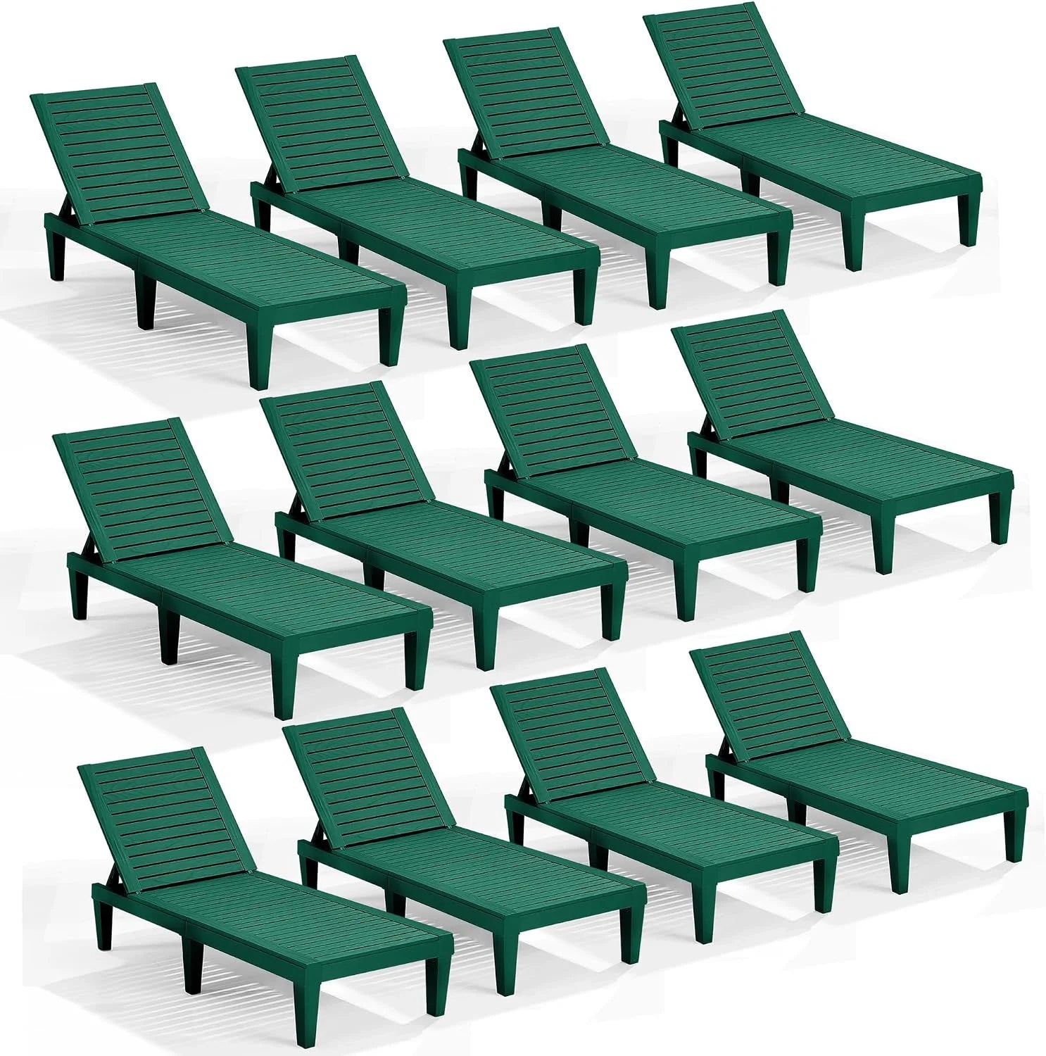 Nestl Lounge Chair Outdoor, Tanning Chair, Chaise Lounge Outdoor Set of 2, 5 Adjustable Positions bifanuoyard - Image 27