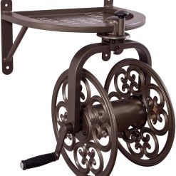 Alternative view of New Arrivals Garden 710 Navigator Rotating Garden Hose Reel, Holds 125-Feet of 5/8-Inch Hose " Bronze