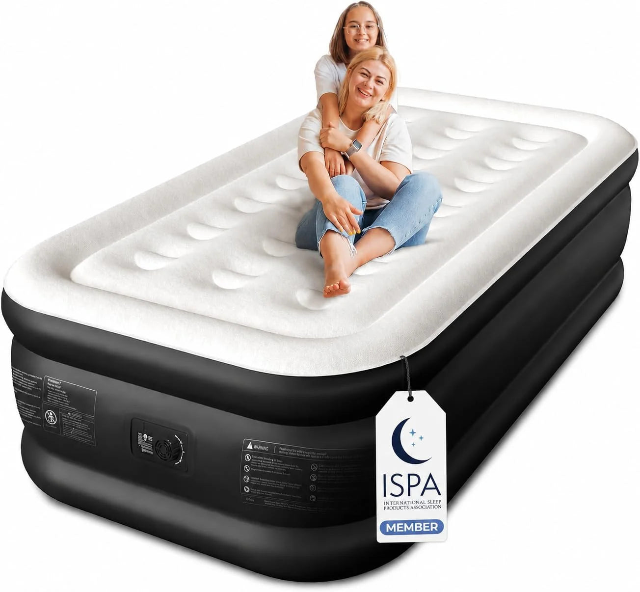 CHERIMOR Queen Air Mattress with Built-in Pump, 18 Raised Comfort, 48Hr Leak-Proof Test, Supports 800 lbs bifanuoyard - Image 3