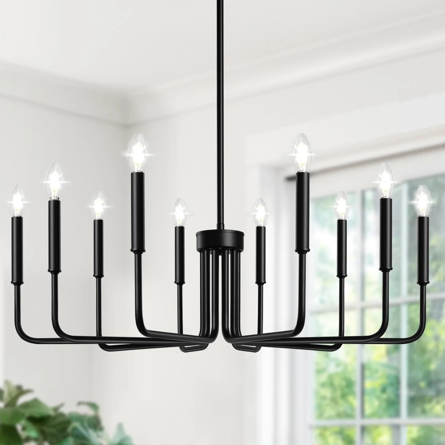 6-Light Farmhouse Chandelier for Dining Room Lighting Fixtures Hanging bifanuoyard - Image 7
