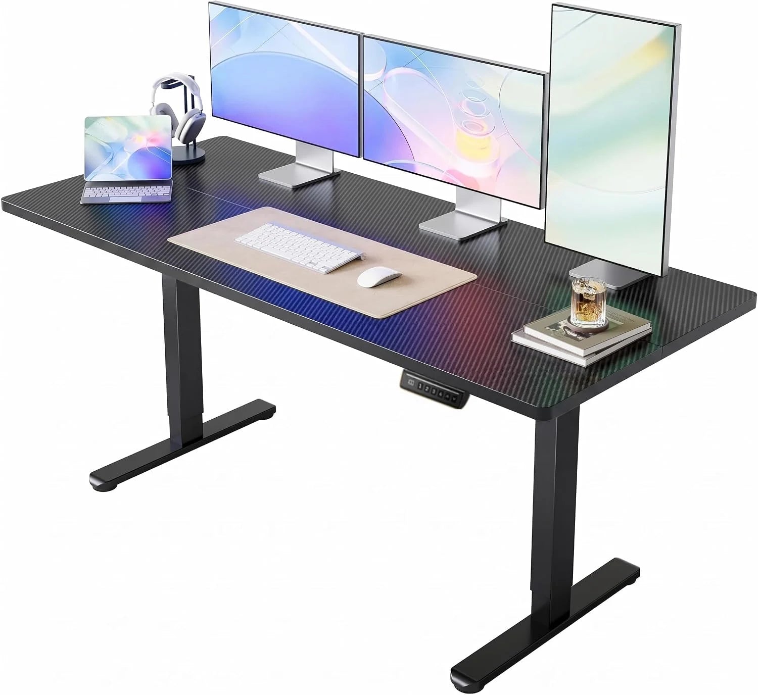 HUANUO 32 Small Electric Standing Desk Adjustable Height, 4 Memory Height Settings bifanuoyard - Image 37