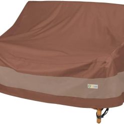 Alternative view of New Arrivals Ultimate Patio Loveseat Couch Cover, 54W x 37D x 35H, Mocha Cappuccino, Patio Furniture Covers