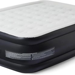 New Arrivals Inflatable Air Mattress with Built-in Electric Pump, Queen Size, 22-Inch Height, for Camping or Travel