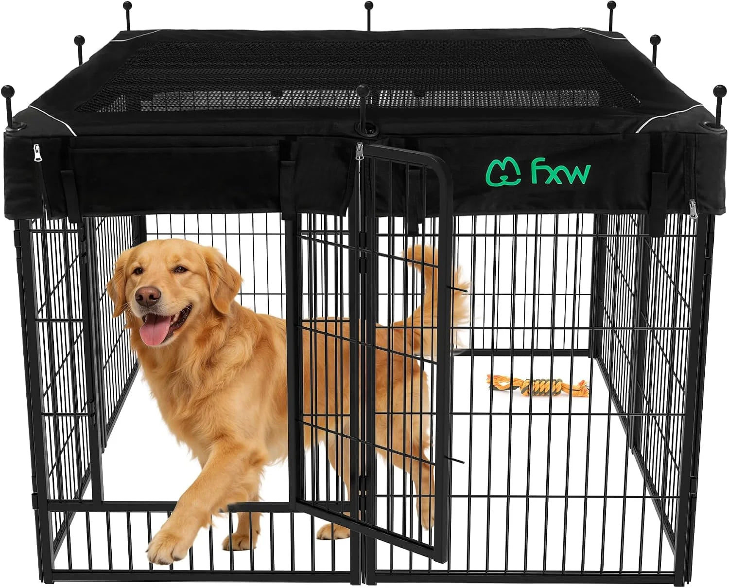 New Arrivals Rollick Dog Playpen, Indoor, 24 H, 8 Panels - Image 23