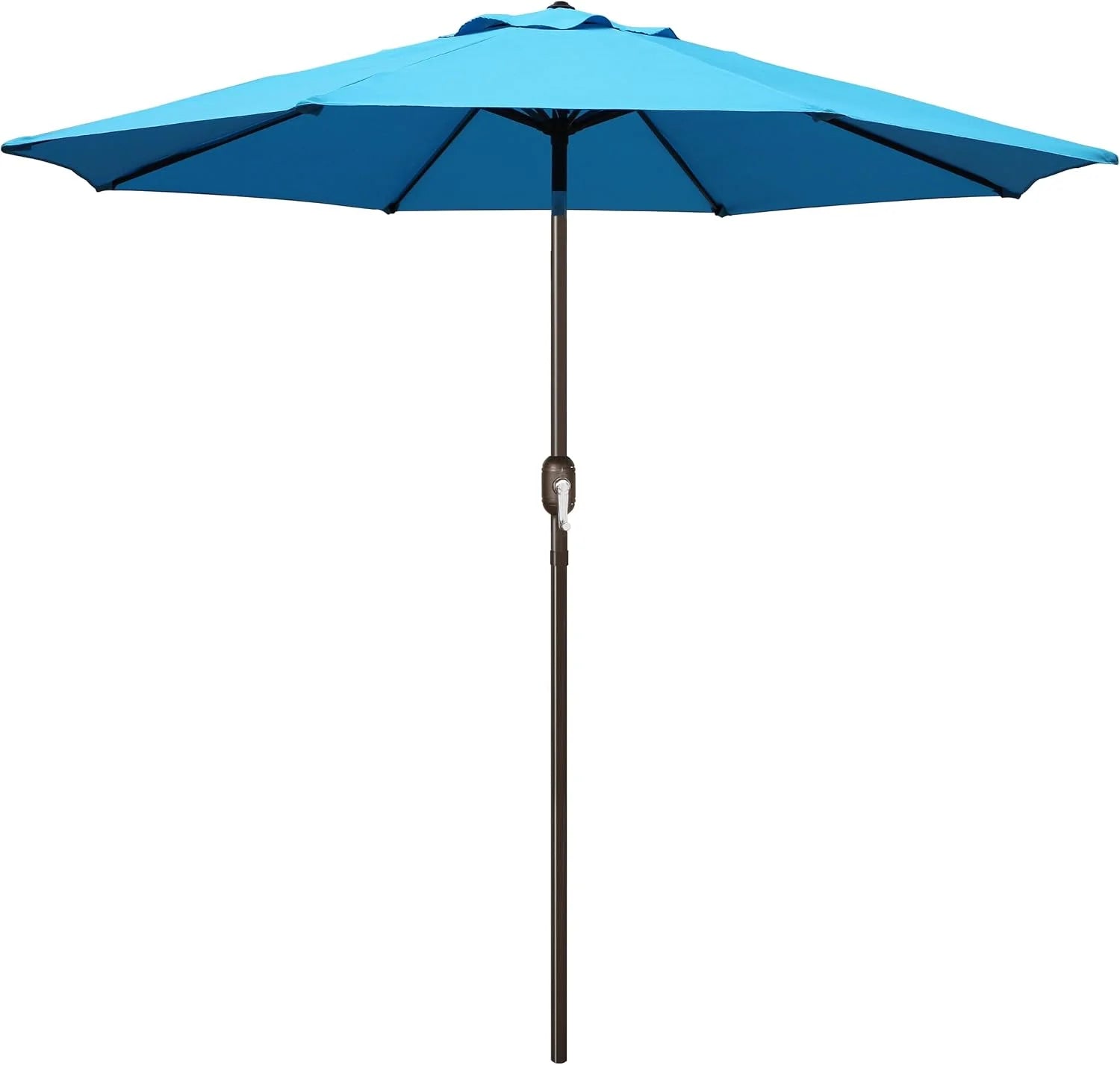 Blissun 9′ Outdoor Patio Umbrella, Outdoor Table Umbrella, Yard Umbrella, Market Umbrella with 8 Sturdy Ribs - Image 7