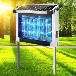 New Arrivals Bug Zapper Outdoor, Mosquito Zapper 4500V Cordless Waterproof, Portable Type-C & Solar Powered Bug Zapper