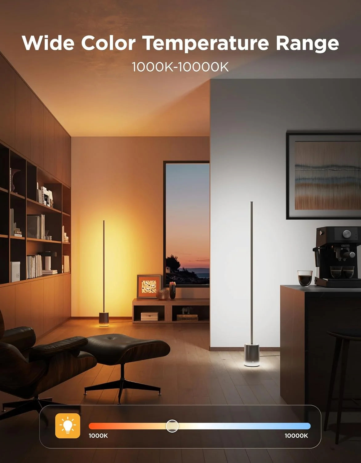 Floor Lamp 3 with Luminblend+ Technology, 2100lm, 1000K-10000K Modern Floor Lamp for Living Room - Image 4