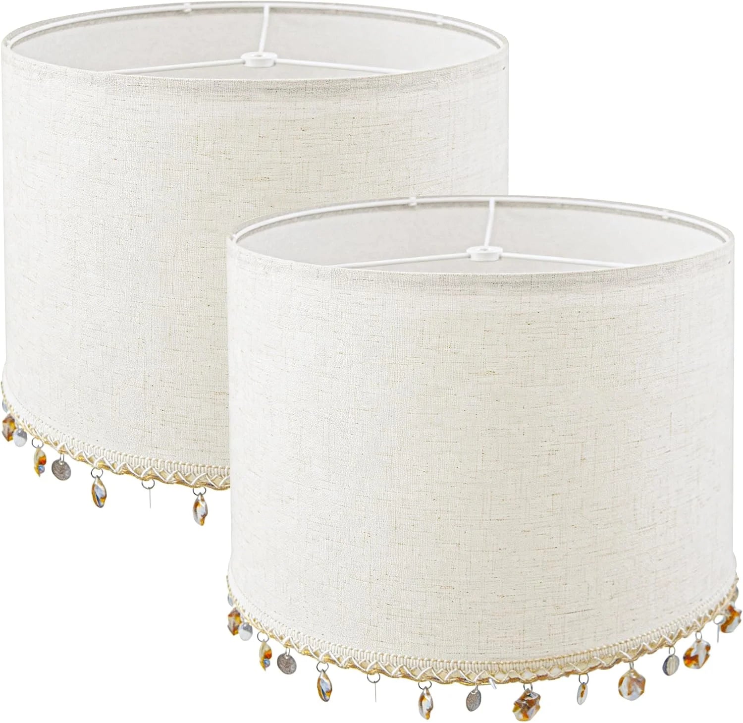 YUNLIAN Medium Lamp Shades Set of 2 bifanuoyard - Image 3