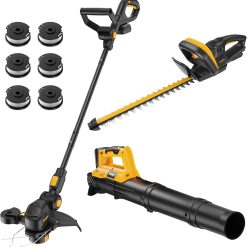 Weed Eater & Leaf Blower Combo Compatible with Dewalt 20V Battery