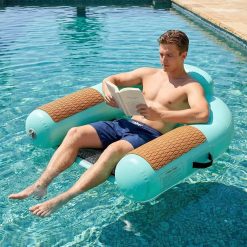 Alternative view of Zeraty Heavy Duty Double-Sided PVC Scrim Floating Chair Inflatable Pool Lounger for Adults, Premium Water Hammock with bifanuoyard