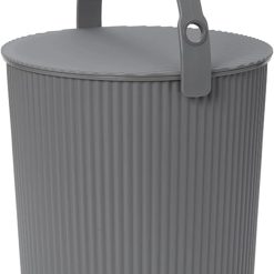 Hachiman Large Bucket, 2.6 Gallon Heavy Duty Bucket with Lid & Handle