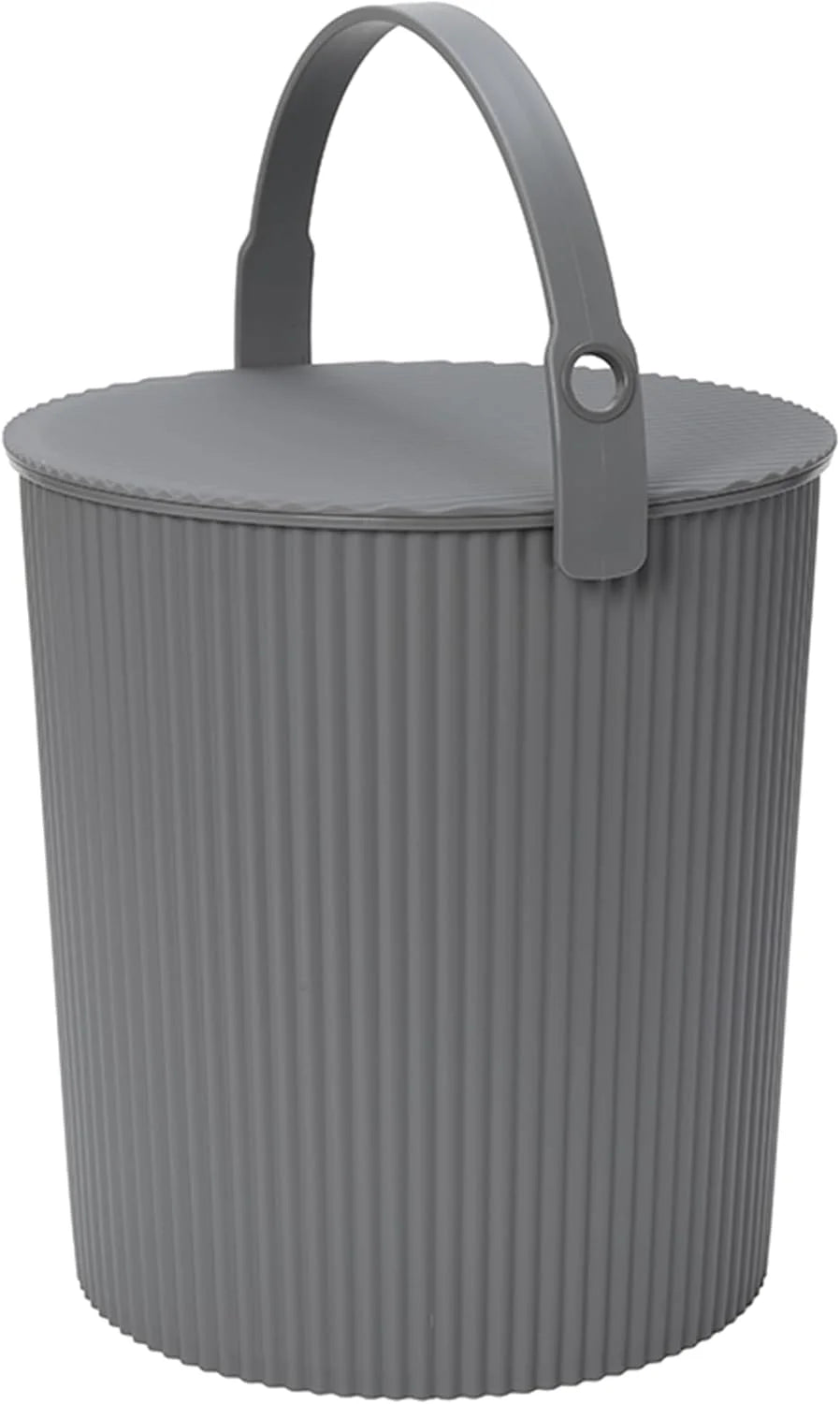 Hachiman Large Bucket, 2.6 Gallon Heavy Duty Bucket with Lid & Handle