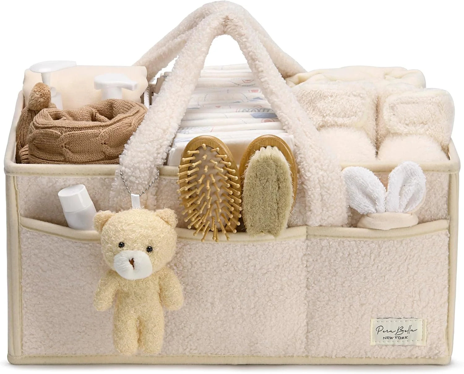 New Arrivals Diaper Caddy Organizer for Changing Table, Storage Basket for Wipes, Gift for Baby Shower, Car