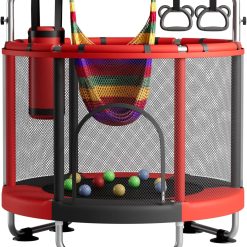 New Arrivals 55 Trampoline for Kids with Enclosure