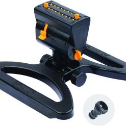 Alternative view of Melnor 65178AMZ MiniMax Turbo Oscillating Sprinkler on Tripod, 4000 sq. ft., 4-Way Adjustable bifanuoyard