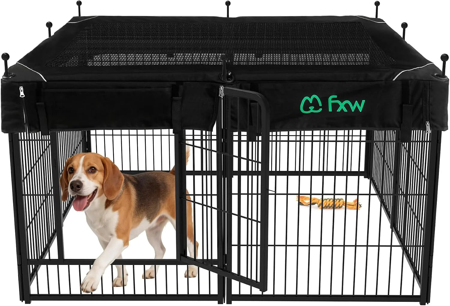 New Arrivals Rollick Dog Playpen, Indoor, 24 H, 8 Panels - Image 26