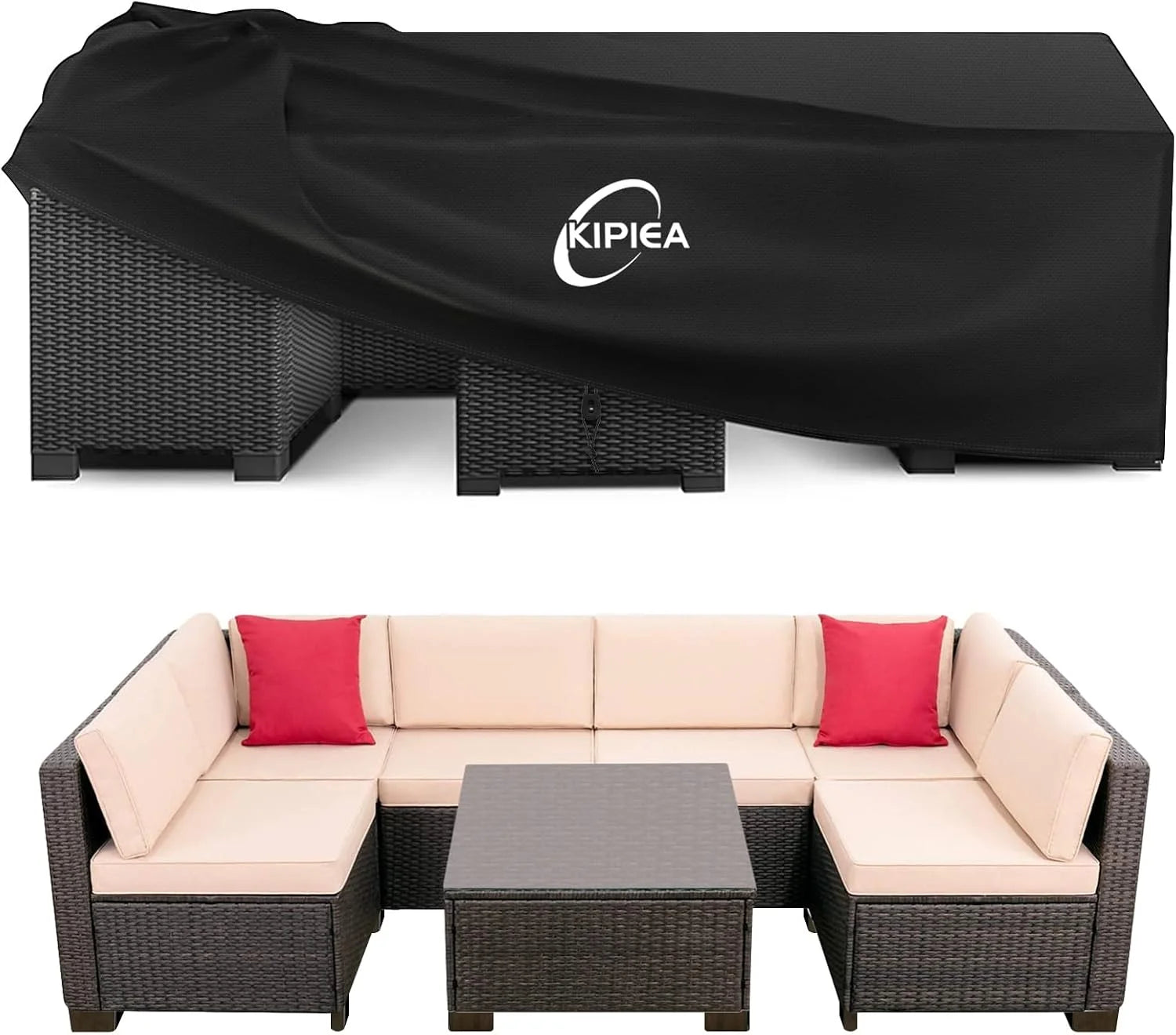 New Arrivals Patio Furniture Covers Waterproof Winter, Heavy-Duty Outdoor Furniture Set Covers for Table Chairs, Anti-UV - Image 2
