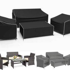 New Arrivals Patio Furniture Cover 4-Piece Set