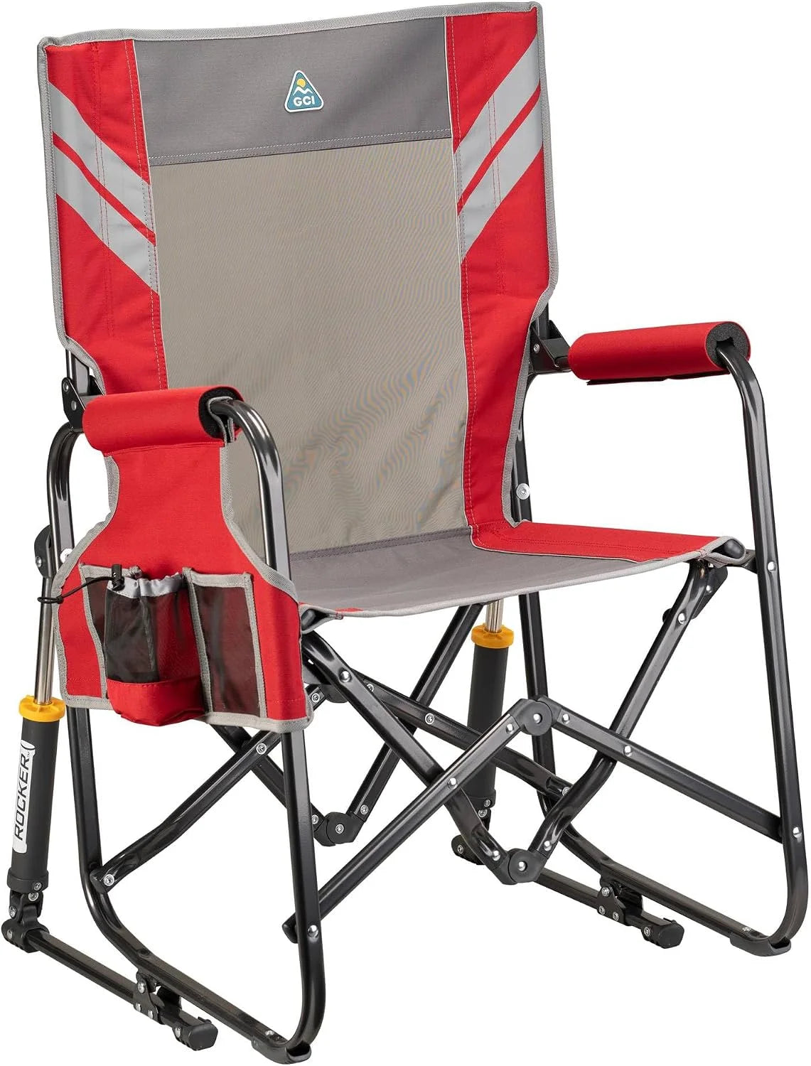New Arrivals Outdoor Freestyle Rocker Camping Chair " Black - Image 10